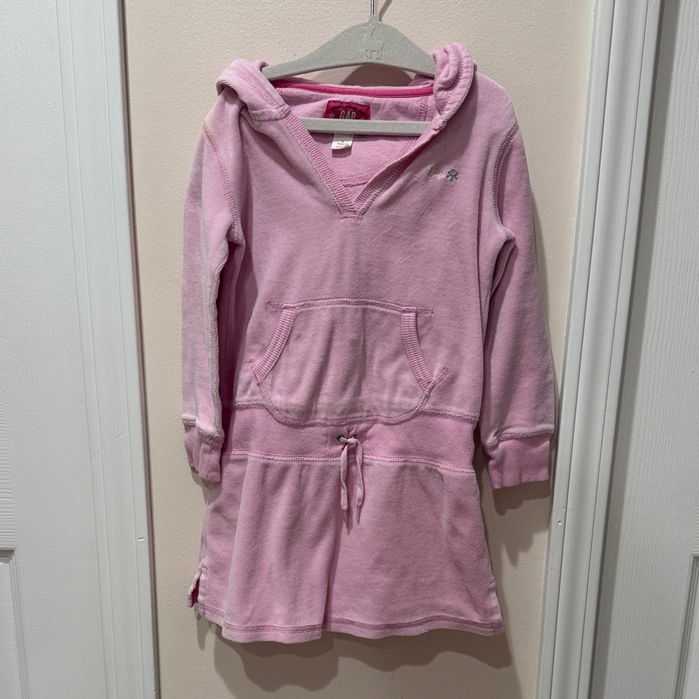 Y2K Pink Gap Hooded Dress